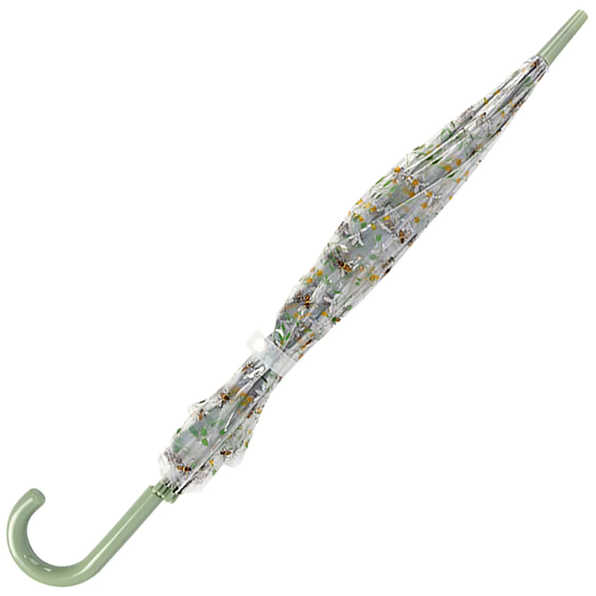 Bee Print Transparent Dome Umbrella - Image 4