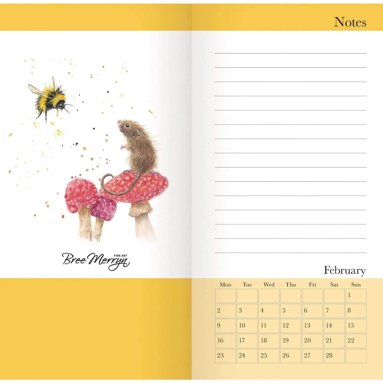 Bree Merryn Bumbles and Buddies Slim Diary 2026 - Image 3