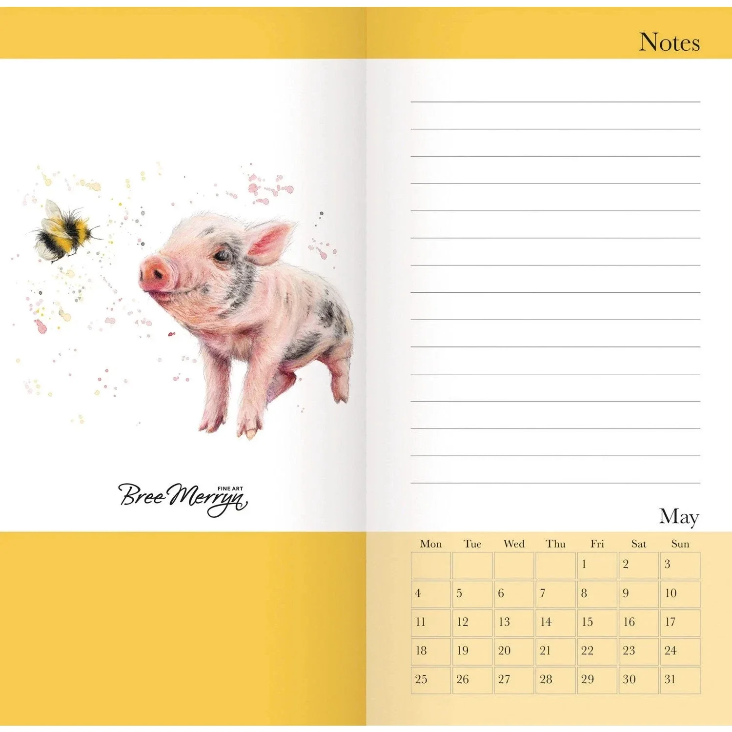 Bree Merryn Bumbles and Buddies Slim Diary 2026 - Image 5