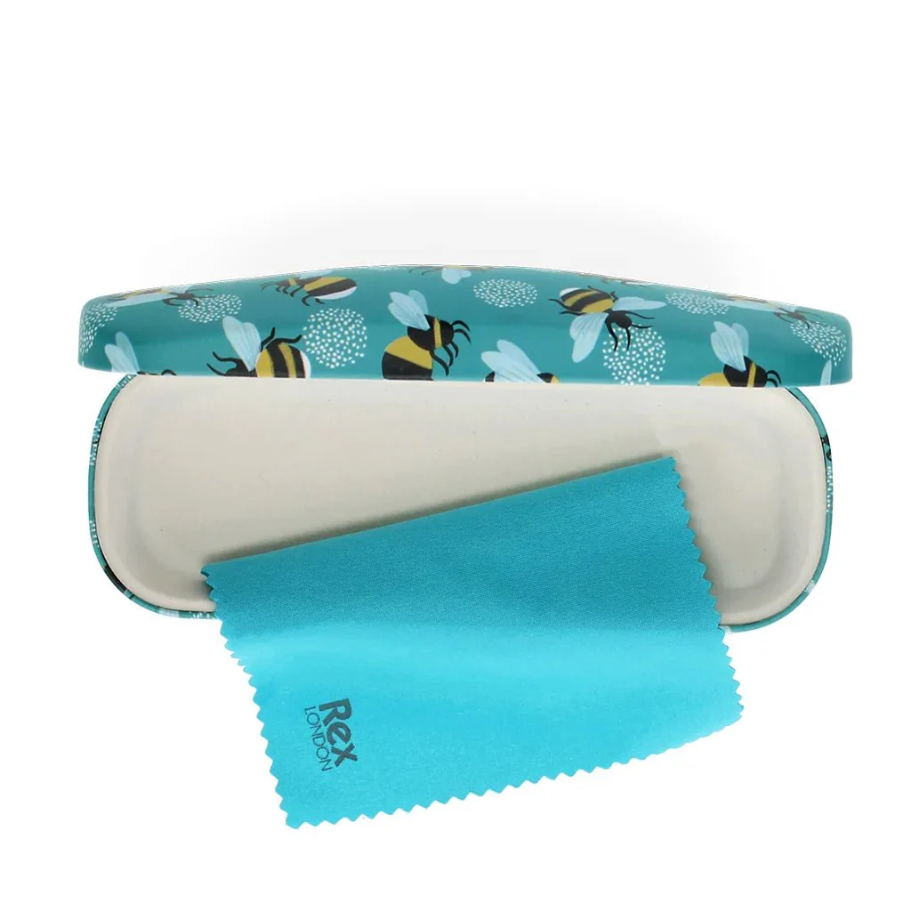 Bumblebee Glasses Case and Cleaning Cloth - Image 2