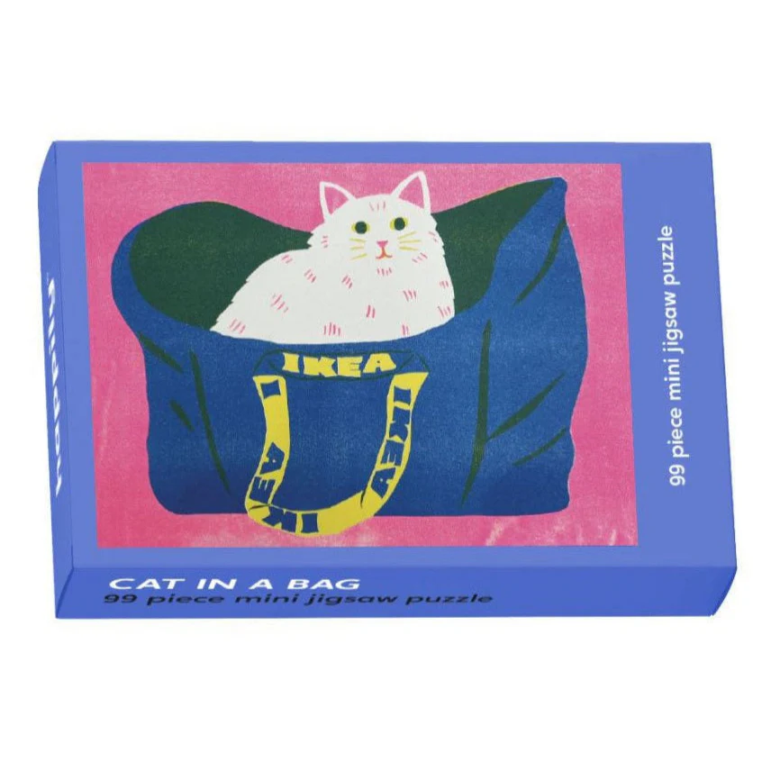 Cat In a Bag 99 Piece Mini Jigsaw Puzzle - Image 2