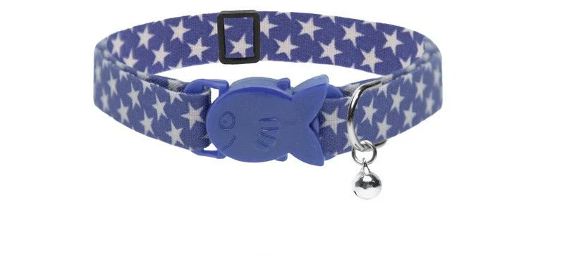 Cat Safety Collar, Star Print - Image 4