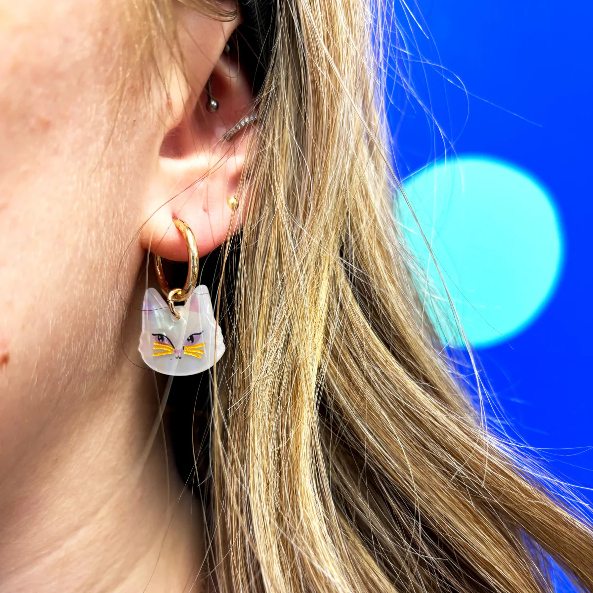 Catnip Hoop Earrings - Image 2
