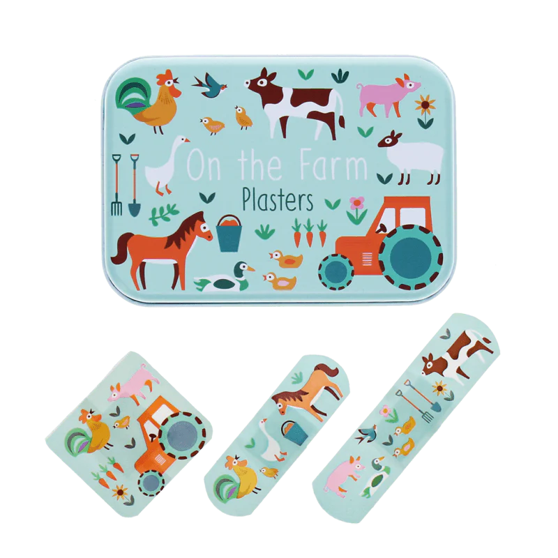 Farmyard Children's Plasters in a Tin - Image 2