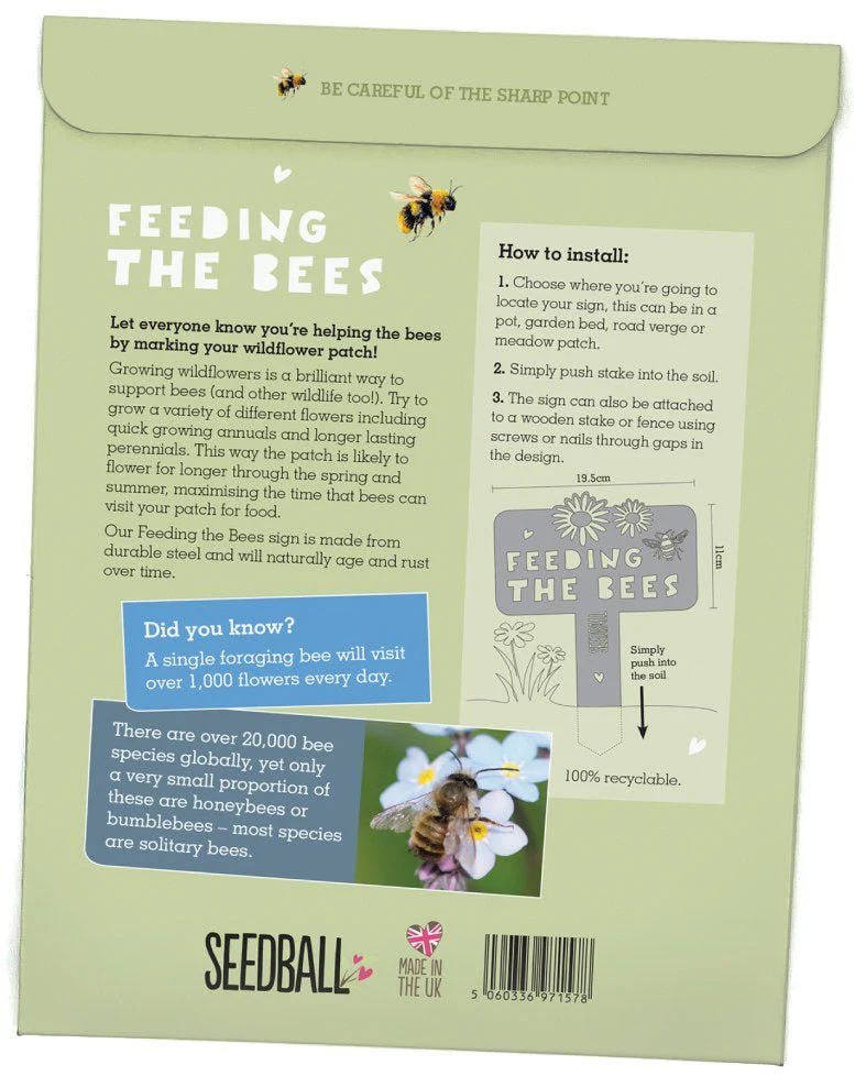 Feeding the Bees Sign - Image 4