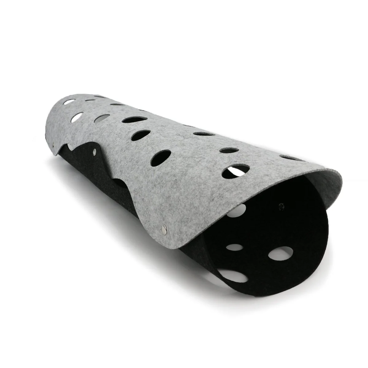 Felt Cat Play Tunnel, Grey