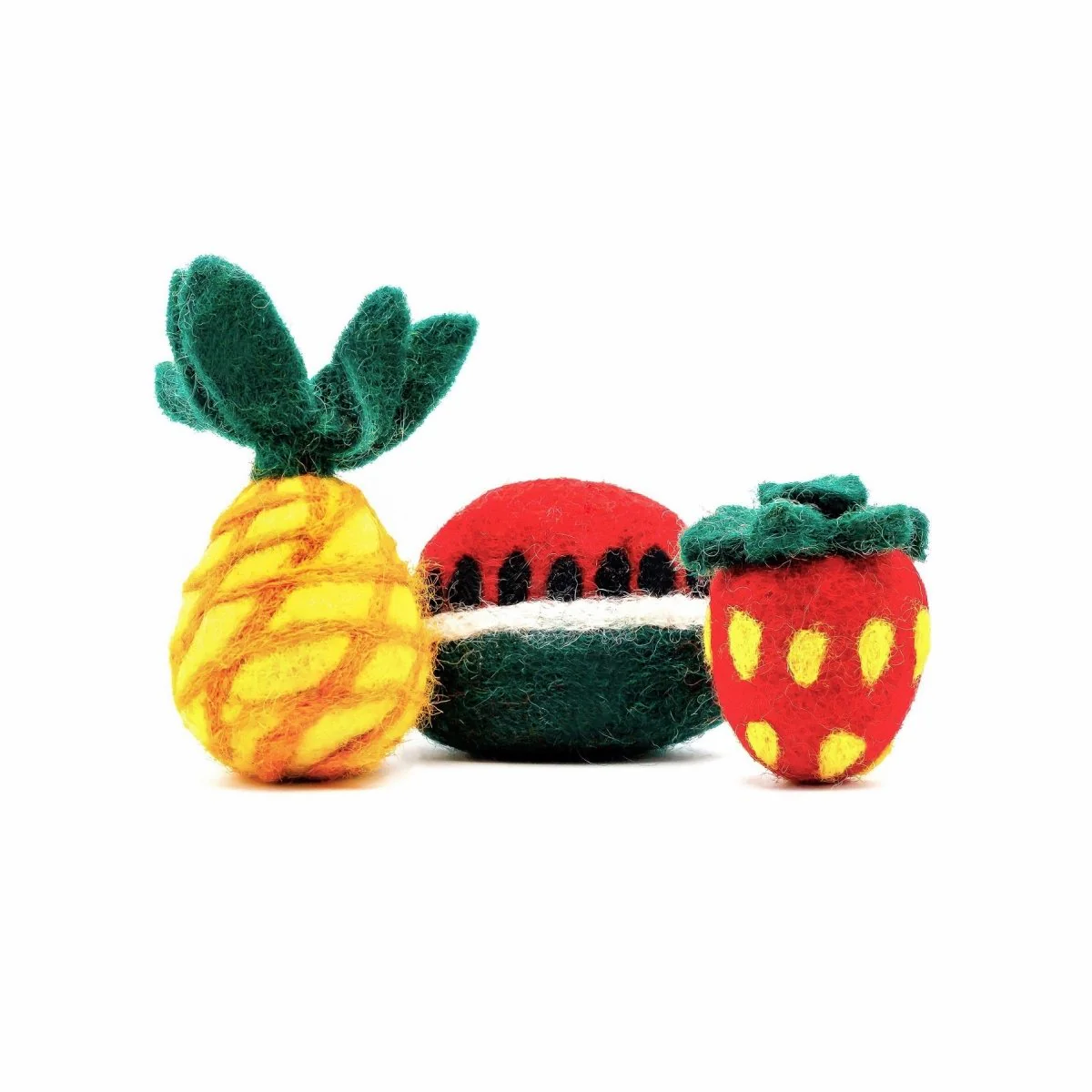 Fruit Basket Felted Cat Toy - Image 3