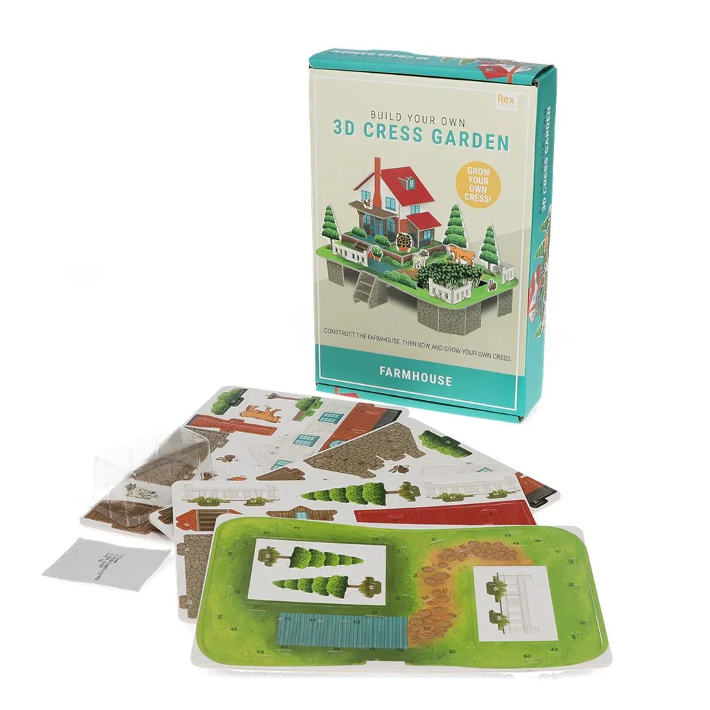 Build Your Own Cress Garden - Little Farmhouse - Image 2