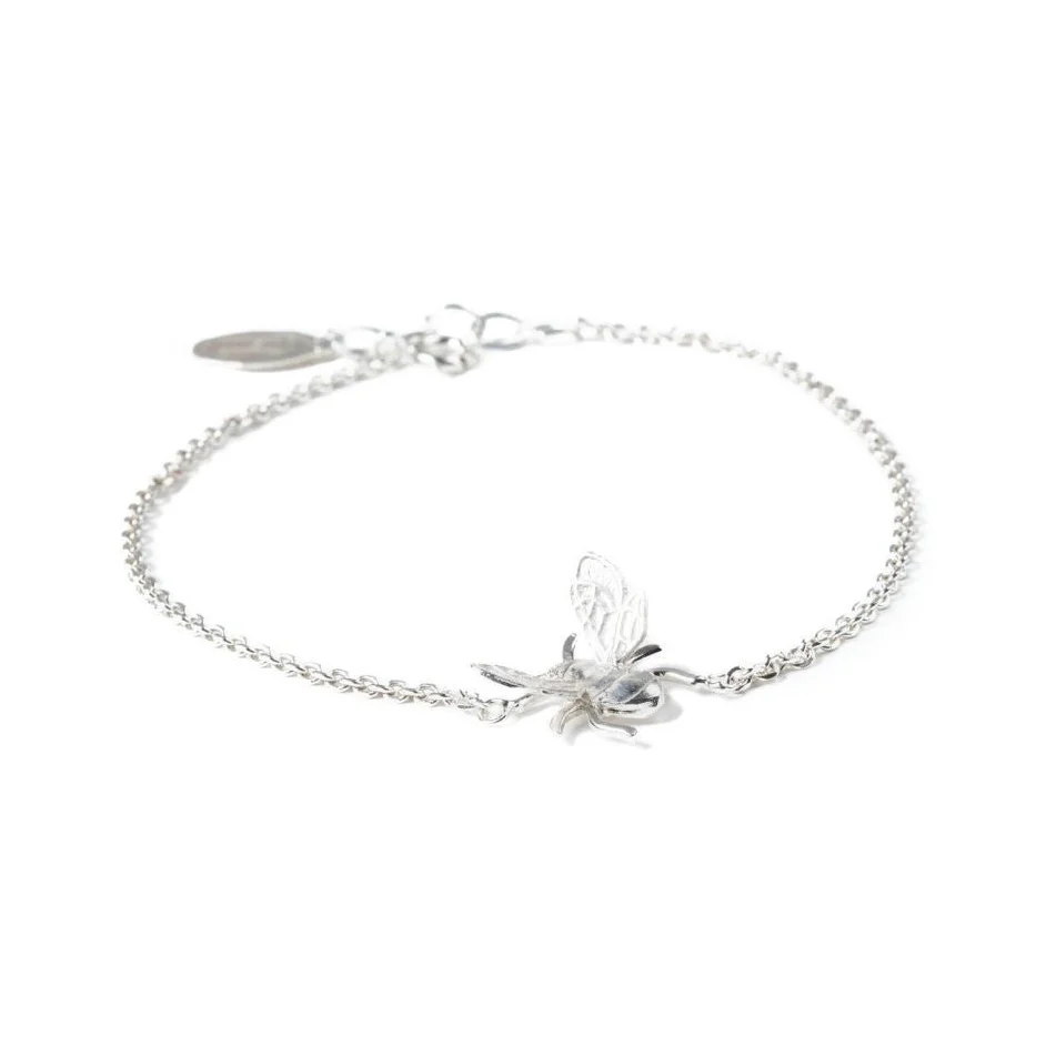 Amanda Coleman Handmade Bee Bracelet in Sterling Silver