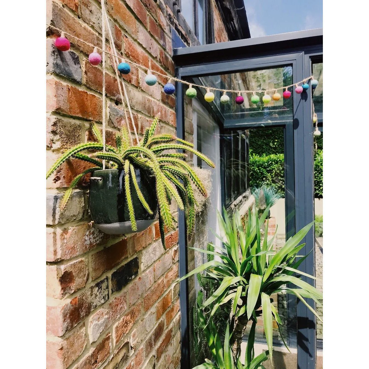Handmade Biodegradable Felt Lightbulb Garland Home Decoration - Image 5