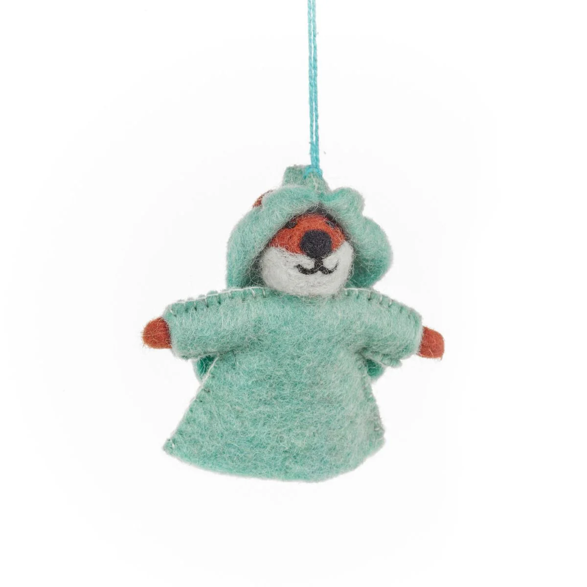 Handmade Felt Woodland Nativity (Set of 9) Hanging Decorations - Image 10