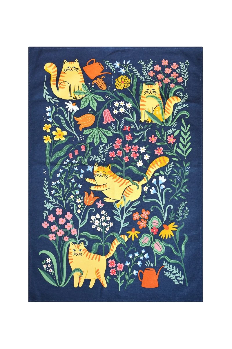 Marmalade Meadow Cotton Tea Towel - Image 2
