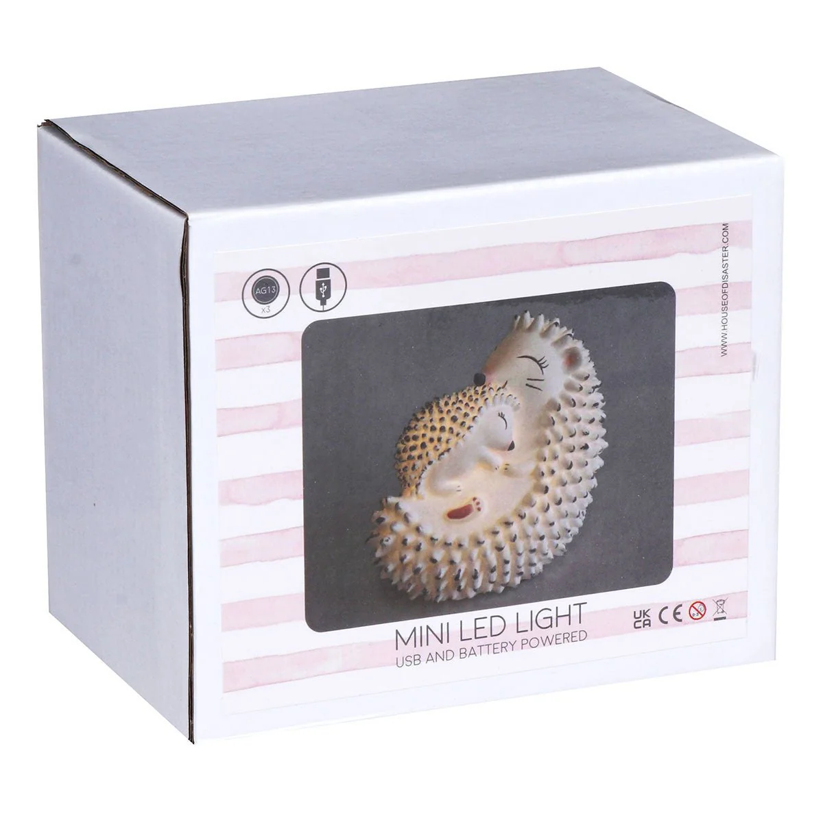 Mother and Baby Hedgehog Mini LED Light - Image 3