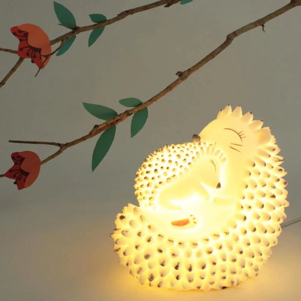 Mother and Baby Hedgehog Mini LED Light - Image 7