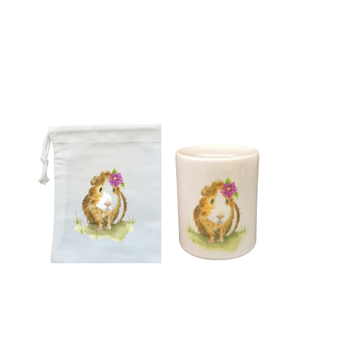Pollyanna Guinea Pig Ceramic Moneybox - Image 2