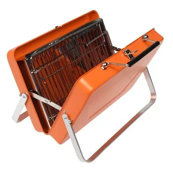Portable Suitcase BBQ - Burnt Orange - Image 5