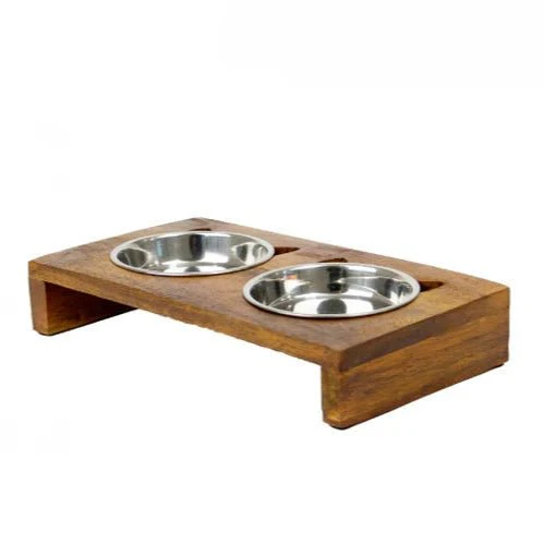 Raised Twin Cat Feeder