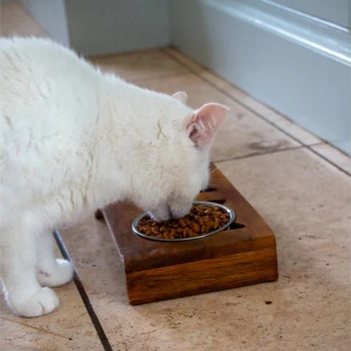 Raised Twin Cat Feeder - Image 2