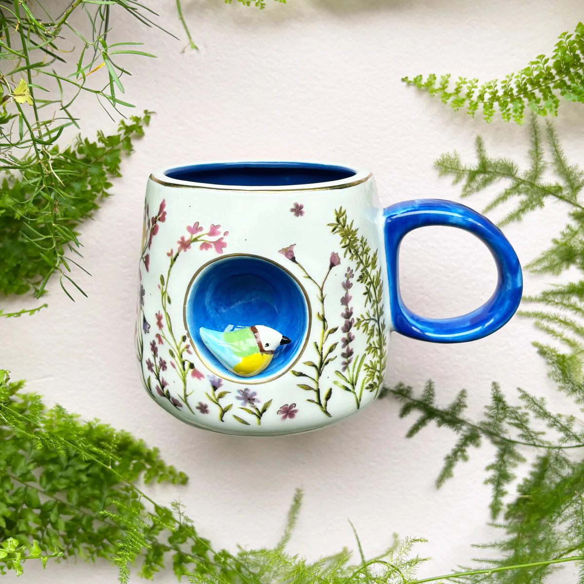 Secret Garden 3D Bluetit Mug - Image 5