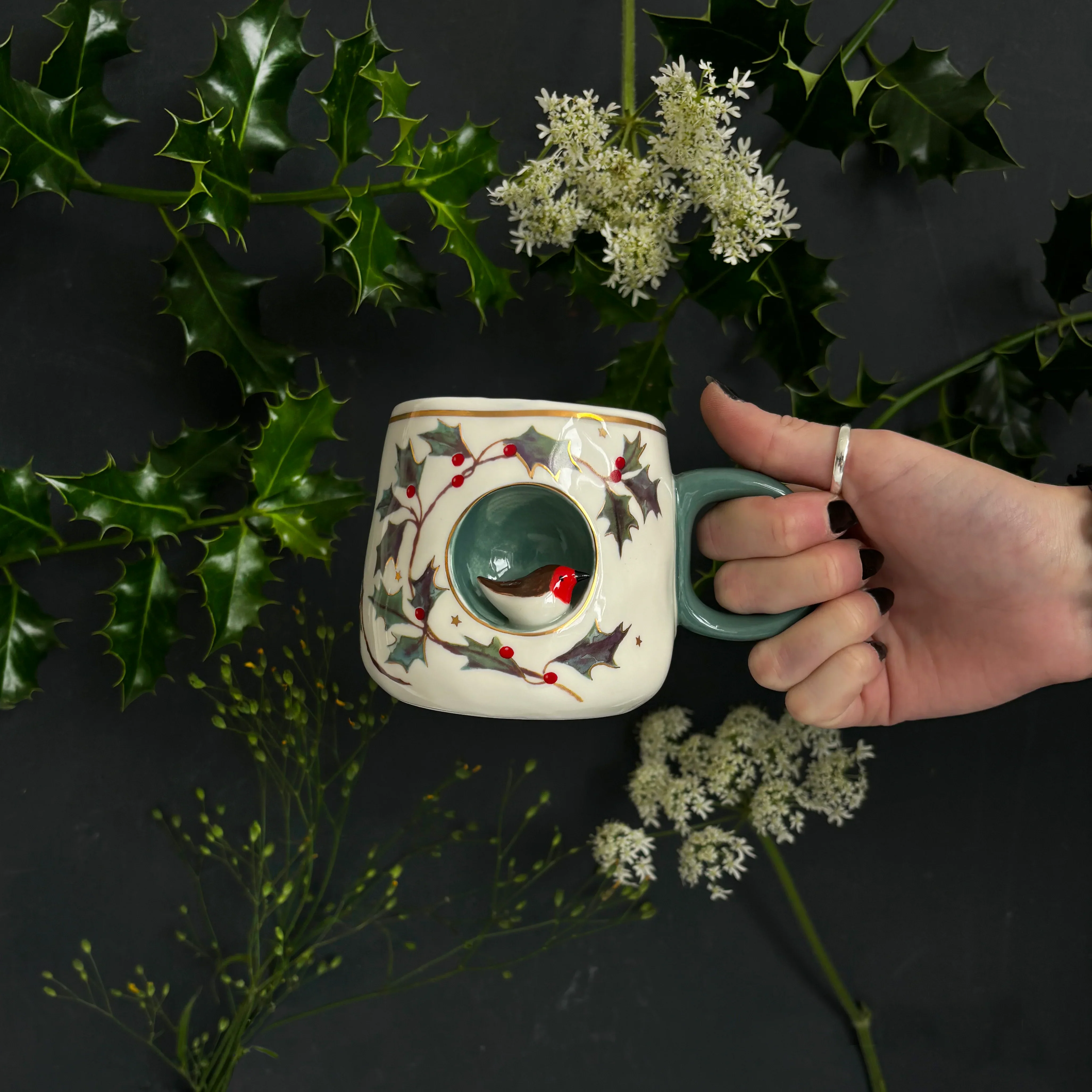 Secret Garden 3D Robin Mug - Image 5