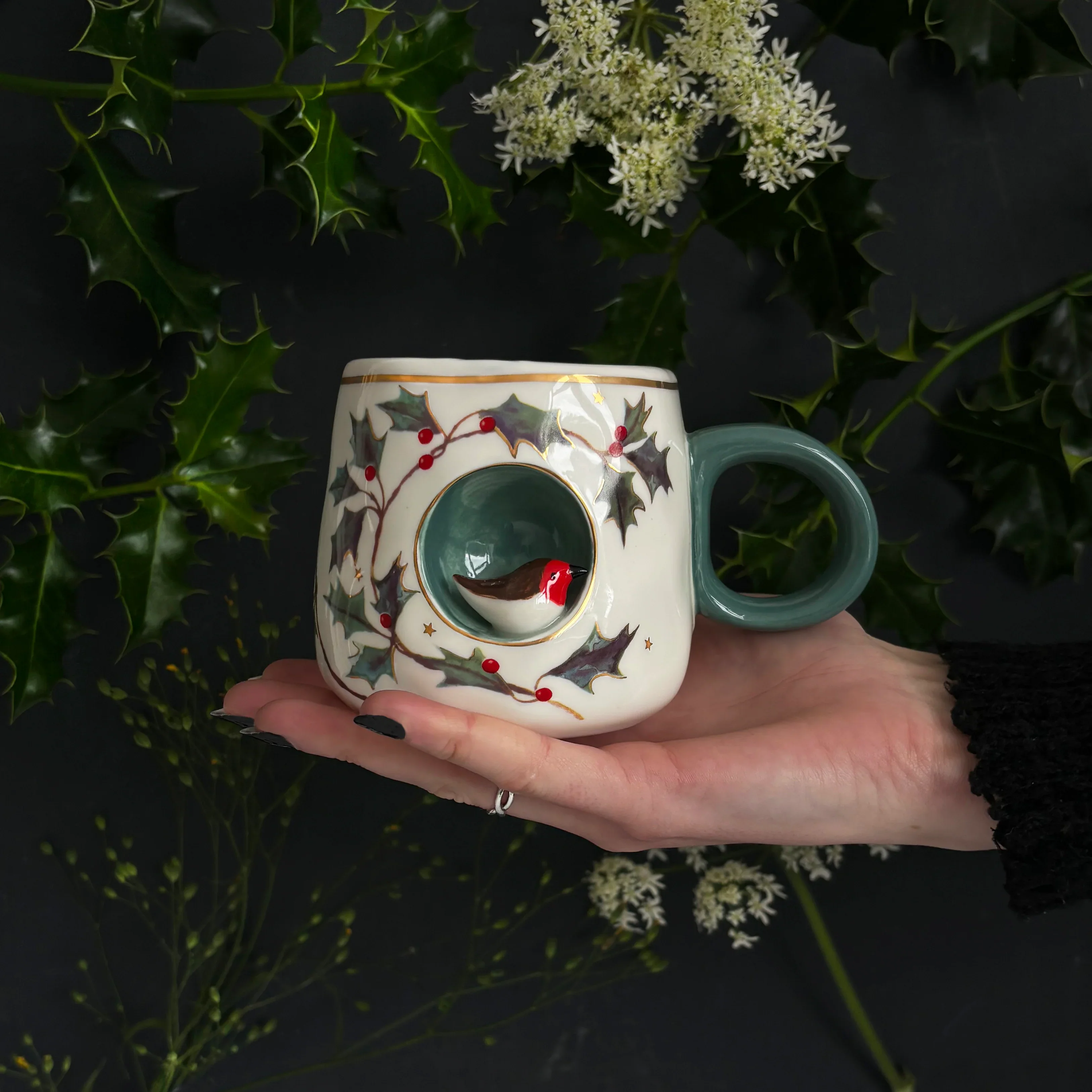 Secret Garden 3D Robin Mug - Image 6