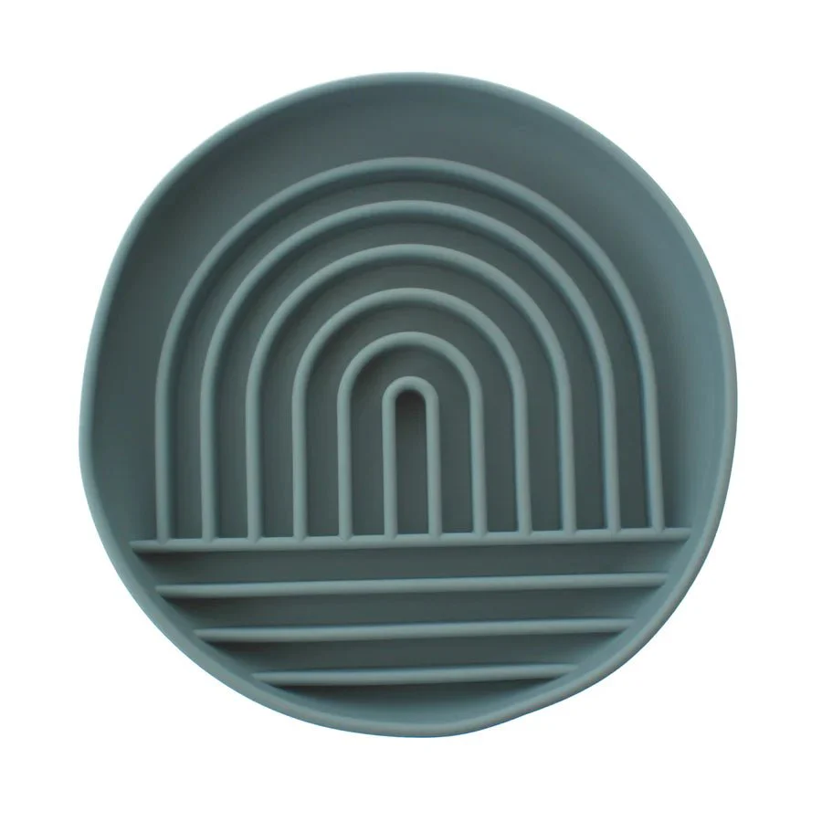 Silicone Slow Feeder Bowl - Slate