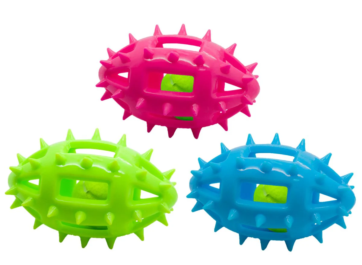 TUFFS Large Rugby Ball for Dogs