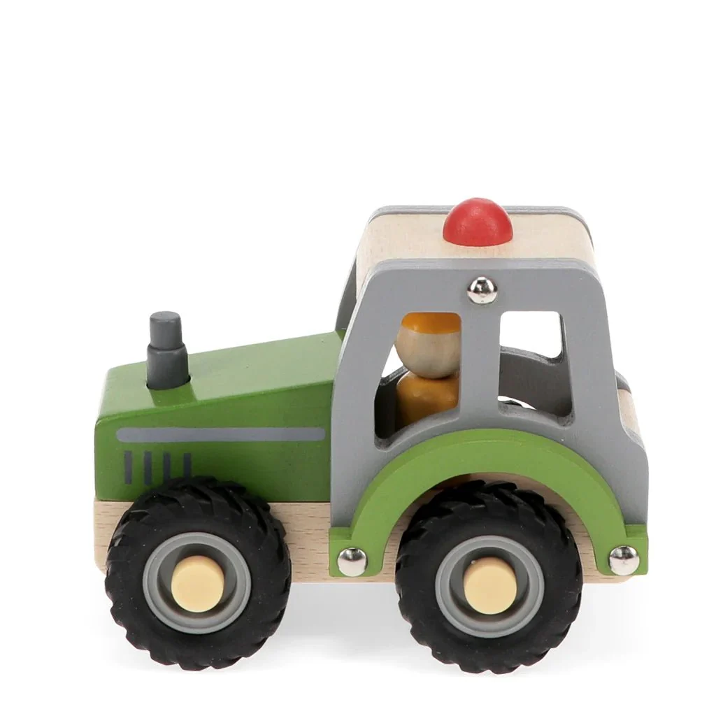 Wooden Push Along Tractor - Image 4