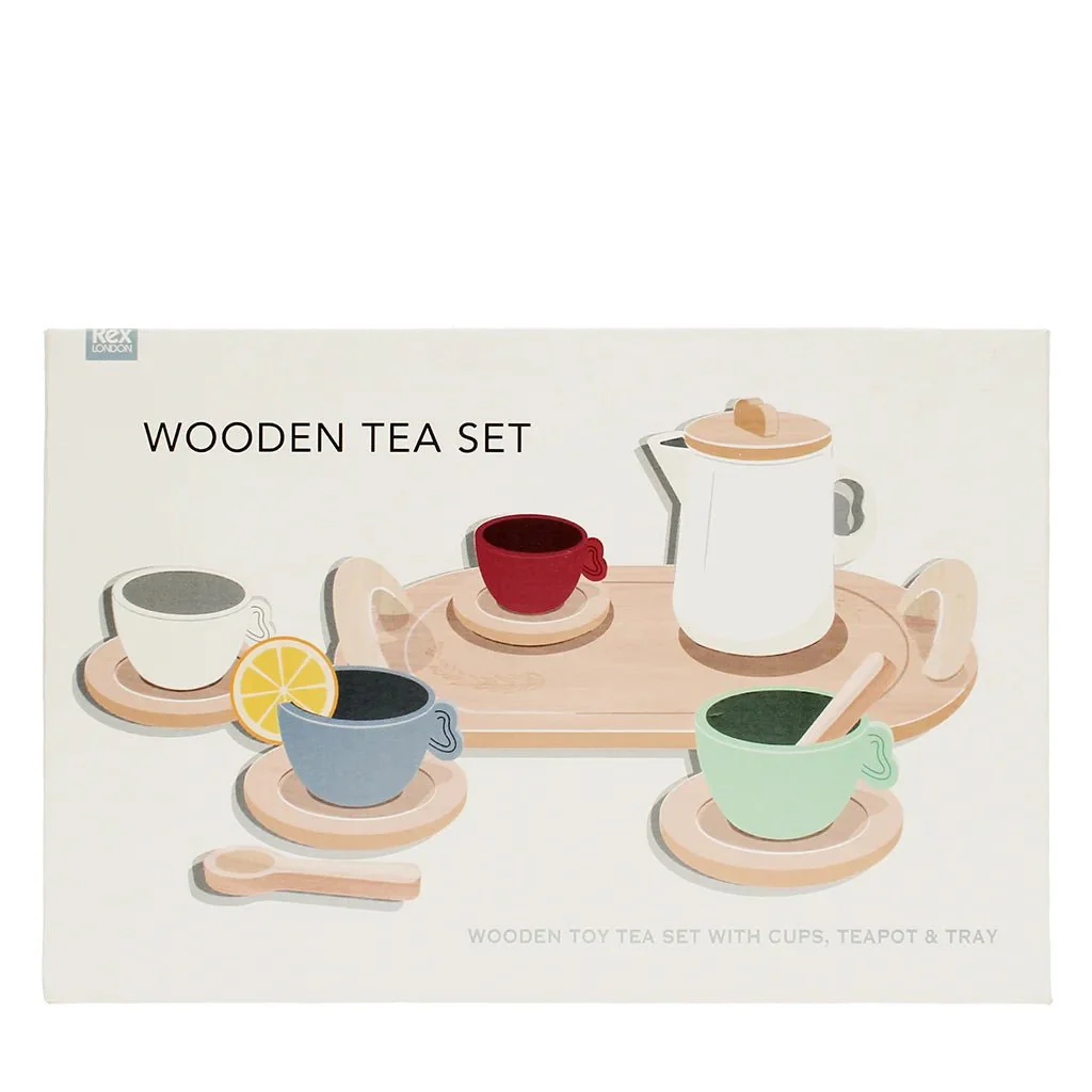 Wooden Toy Tea Playset - Image 3