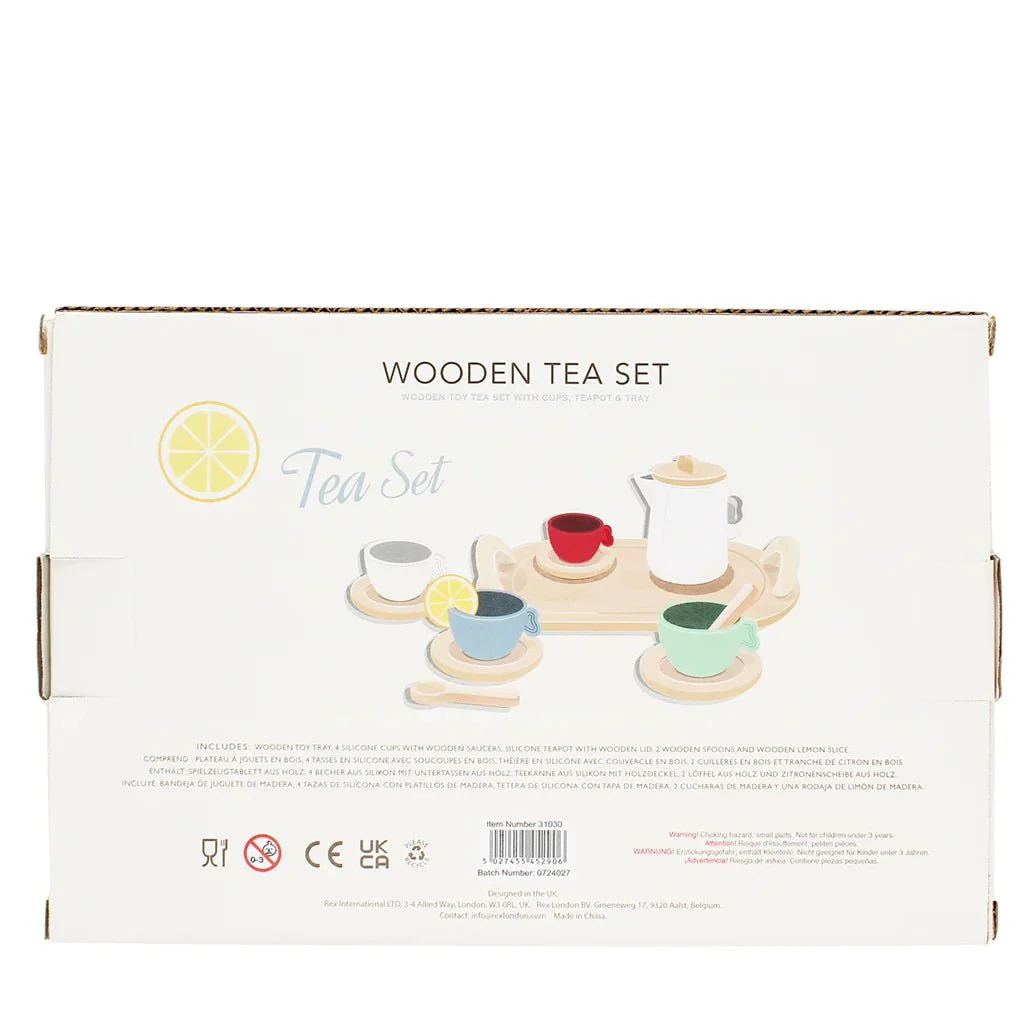 Wooden Toy Tea Playset - Image 4