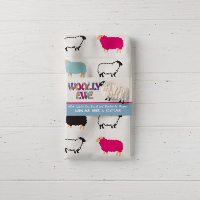 Woolly Ewe Tea Towel - Image 2